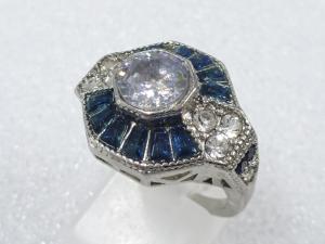 クリスタル　色石　指輪(13号)